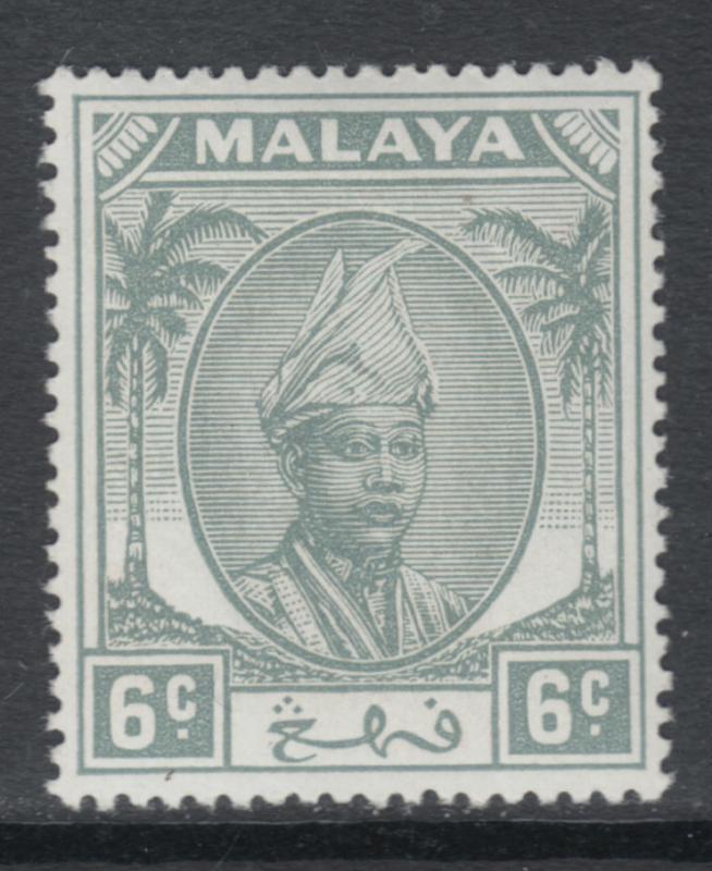 XG-P218 MALAYA - Pahang, 1950 6C. Grey SG58 MNH