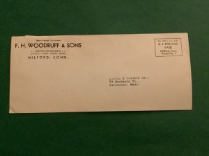 U.S F. H. Woodruff & Sons High Grade Seeds Conn Postage Paid Stamp Cover  R50632