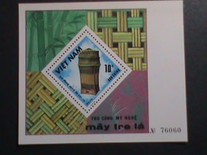 ​VIETNAM 1996 SC#1722 COLORFUL LOVELY HANDCRAFTS MNH S/S-WE SHIP TO WORLDWIDE