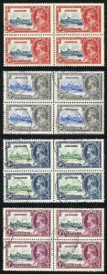 Ascension SG31/34 1935 Silver Jubilee Set in Blocks Fine used 