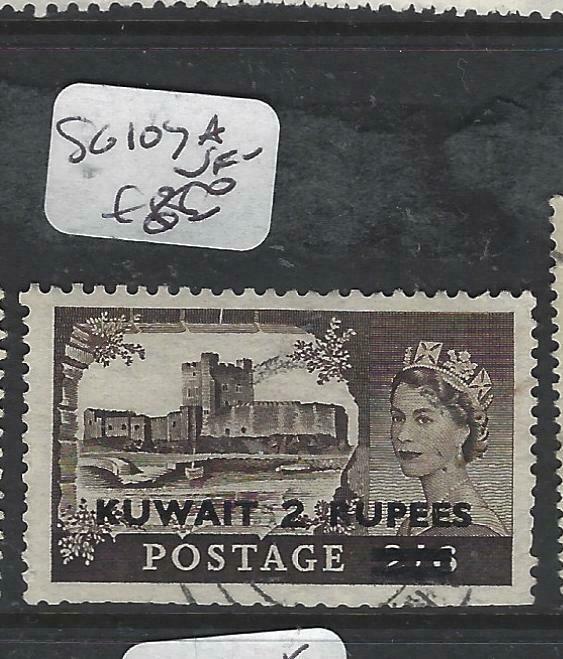 KUWAIT (P1804B)  ON GB  QEII  2R/2/6  SG 107A   VFU