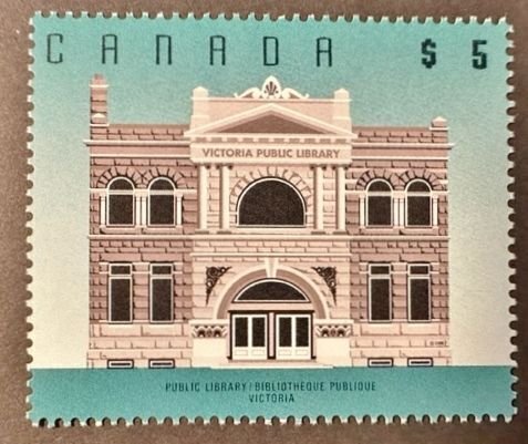 Canada # 1378  $5 Victoria Public Library  1996 Mint NH