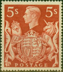 GB 1939 5s Red SG477 Fine MNH