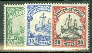 PE: German East Africa 31-41 mint CV $147; scan shows only a few