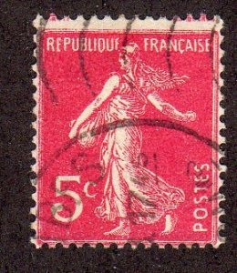 France 161 - Used - 5c The Sower (1934)