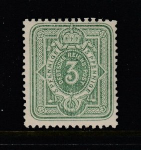 Germany #29 3pf issue (Mint LIGHTLY HINGED) cv$57.50