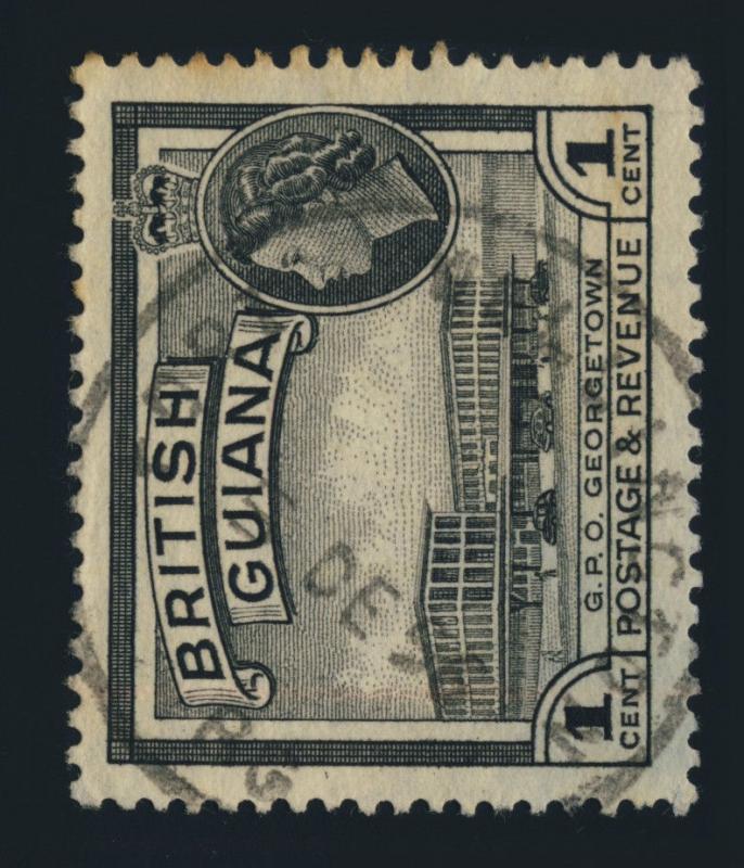 GUYANA / BRITISH GUIANA - 1956 - FORT WELLINGTON SKELETON DS ON SG331