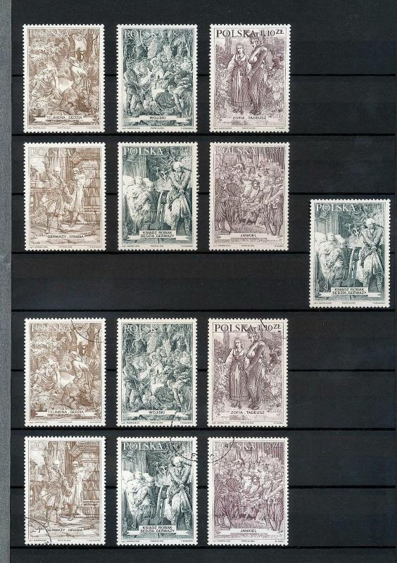 POLAND 2000/1 MNH Used (Appx 100 Items) (DD480)