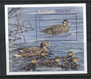 Kiribati 2001 Birds, Grey Teal MS MUH