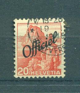 Switzerland sc# O23 used cat value $.50