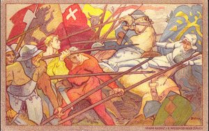 Switzerland 1911 Bundesfier Postkarte