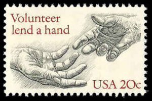 PCBstamps   US #2039 20c Volunteer,MNH, (6)