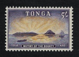 Tonga Mutiny on 'Bounty' 5Sh Key Value SG#112