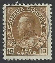 Canada #118 Used AdmiraI Single Stamp (U1)