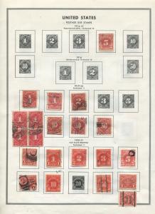 STAMP STATION PERTH USA #31 Postage Due Stamps M/Used 1894-1931 Unchecked