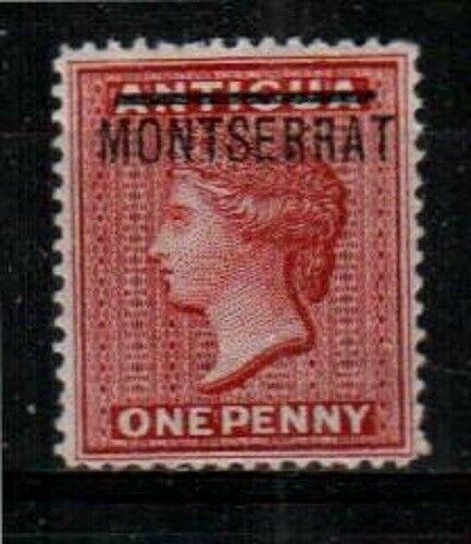 Montserrat Scott 1 Mint NH inverted watermark 