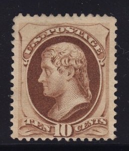 187 Type l VF unused ( mint no gum ) with nice color cv $ 1100 ! see pic !