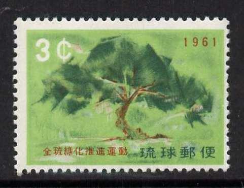 Ryukyu Islands 88 MNH Tree, Art