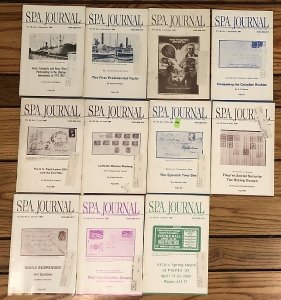 Society of Philatelic Americans SPA Journal - 11 different issues from 1983