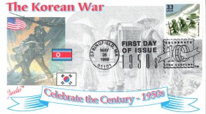 #3187e The Korean War Juvelar FDC