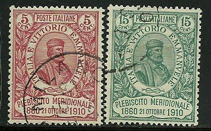Italy # 117-18, Used, B1.15
