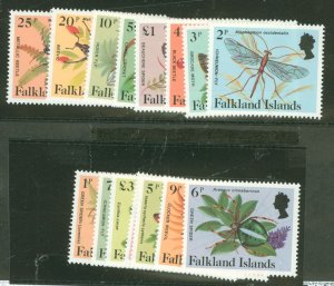 Falkland Islands #387-401  Single (Complete Set)