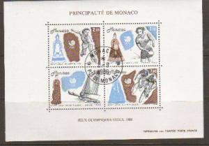 Monaco #1640 First Day Cancel