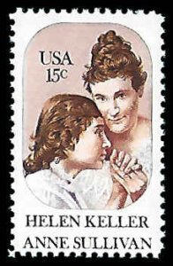 PCBstamps   US #1824 15c Helen Keller & Anne Sullivan, MNH, (20)
