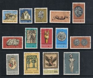 Cyprus 1966 Sc 278-291 set of 14 FU