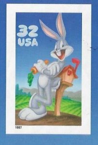 1997 IMPERF Bugs Bunny   Scott 3138cPane Of 1  MNH
