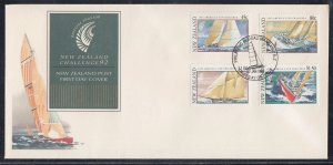 New Zealand Scott 1085-8 FDC - Challenge 92