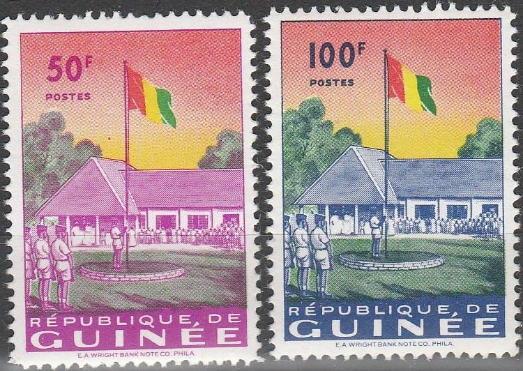 Guinea #188-9  MNH CV $3.10  (A10541)