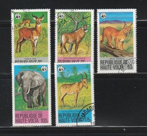 Burkina Faso 506-510 U Animals