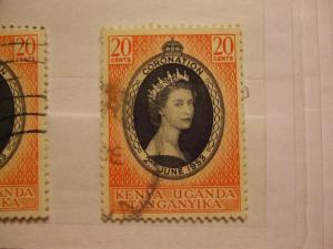 Kenya, Uganda & Tanzania #101 used (reference 1/5/10/3)