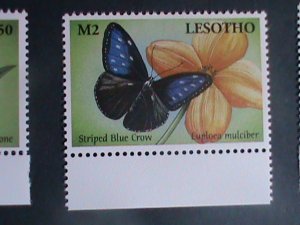 ​LESOTHO 2001-SC#1261-6 BEAUTIFUL-COLORFUL LOVELY BUTTERFLY- MNH SET VERY FINE