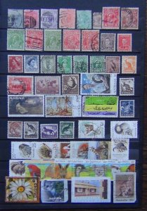 Australia QV - QE2 range States KGV Heads Animals Paintings $2 Used