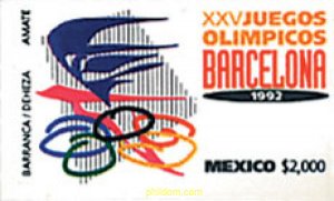 44185 MNH MEXICO 1992 25 JUEGOS OLIMPICOS VERANO BARCELONA 1992