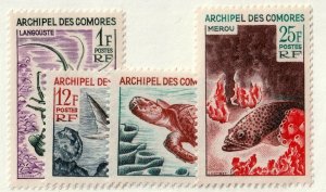 Comoros      63 - 66     MNH OG        CV $15.00