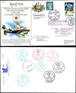 RV16d Royal Visit to Australia Signed by N.E.L. Beresford Mr Charles De Haes (A)