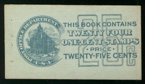 US #405b booklet cover only,  VERY RARE and VERY FRESH BOOKLET COVER, could b...