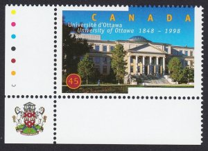 UNIVERSITY of OTTAWA * Canada 1998 #1756 MNH LL STAMP W/COLOR ID