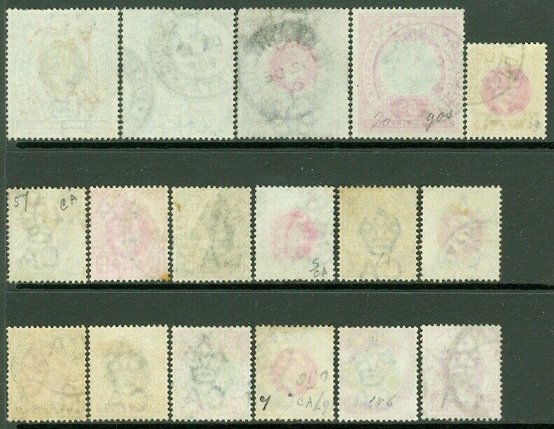 EDW1949SELL : NATAL 1902-03 Scott #81-97 Complete. All Fresh & VF Used Cat $415.