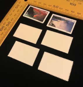 C133 to C138,  set of 6, MNH, self adhesive