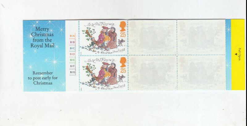 1993 LX4 Christmas Gb Barcode Broschüre MNH