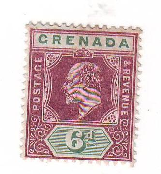 Grenada Sc 63 1904 6d Edward VII stamp mint