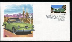 US 3932 Sporty Cars, Kaiser Darrin UA Fleetwood cachet FDC