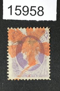 MOMEN: US STAMPS # 153 RED CORK USED $240++ LOT #15958