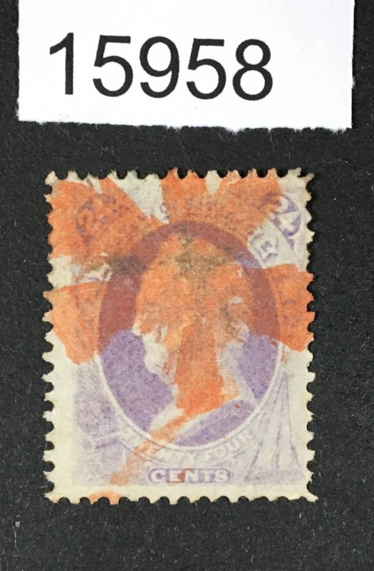 MOMEN: US STAMPS # 153 RED CORK USED $240++ LOT #15958