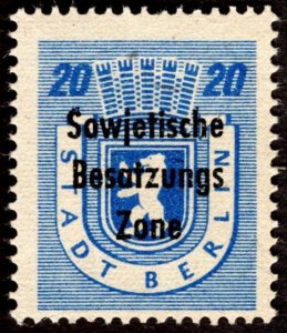 1948, Germany, 20pf, MNH, Sc 10N27