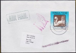 TONGA 2005 cover to USA -  Returned to Sender..............................B1593